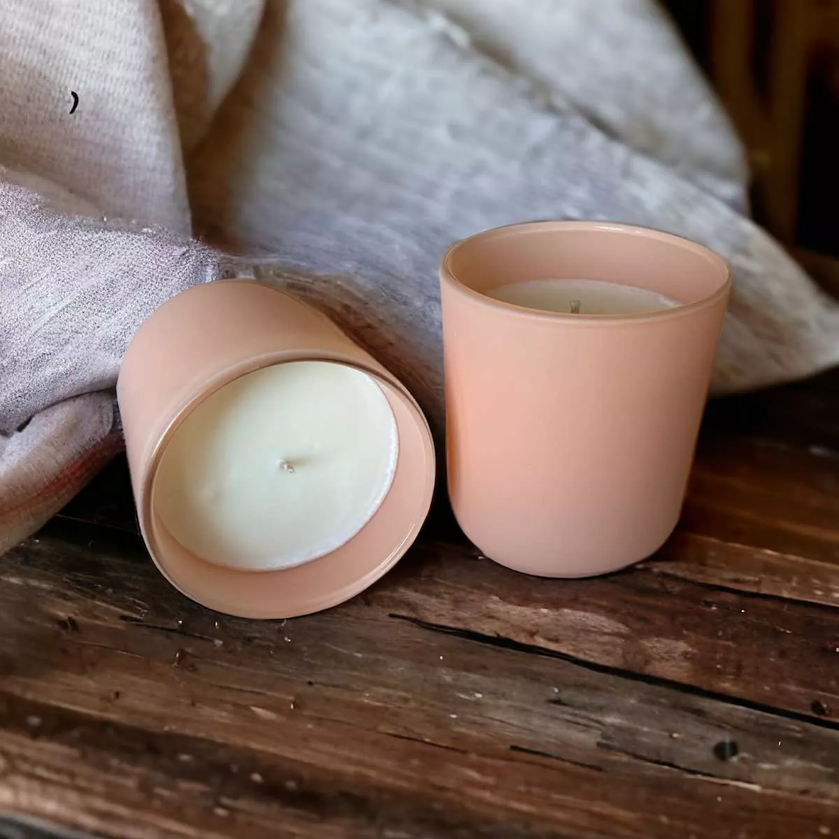 Peach Soy Candle Peach Soy Candle Handmade Scented Candle Lieon