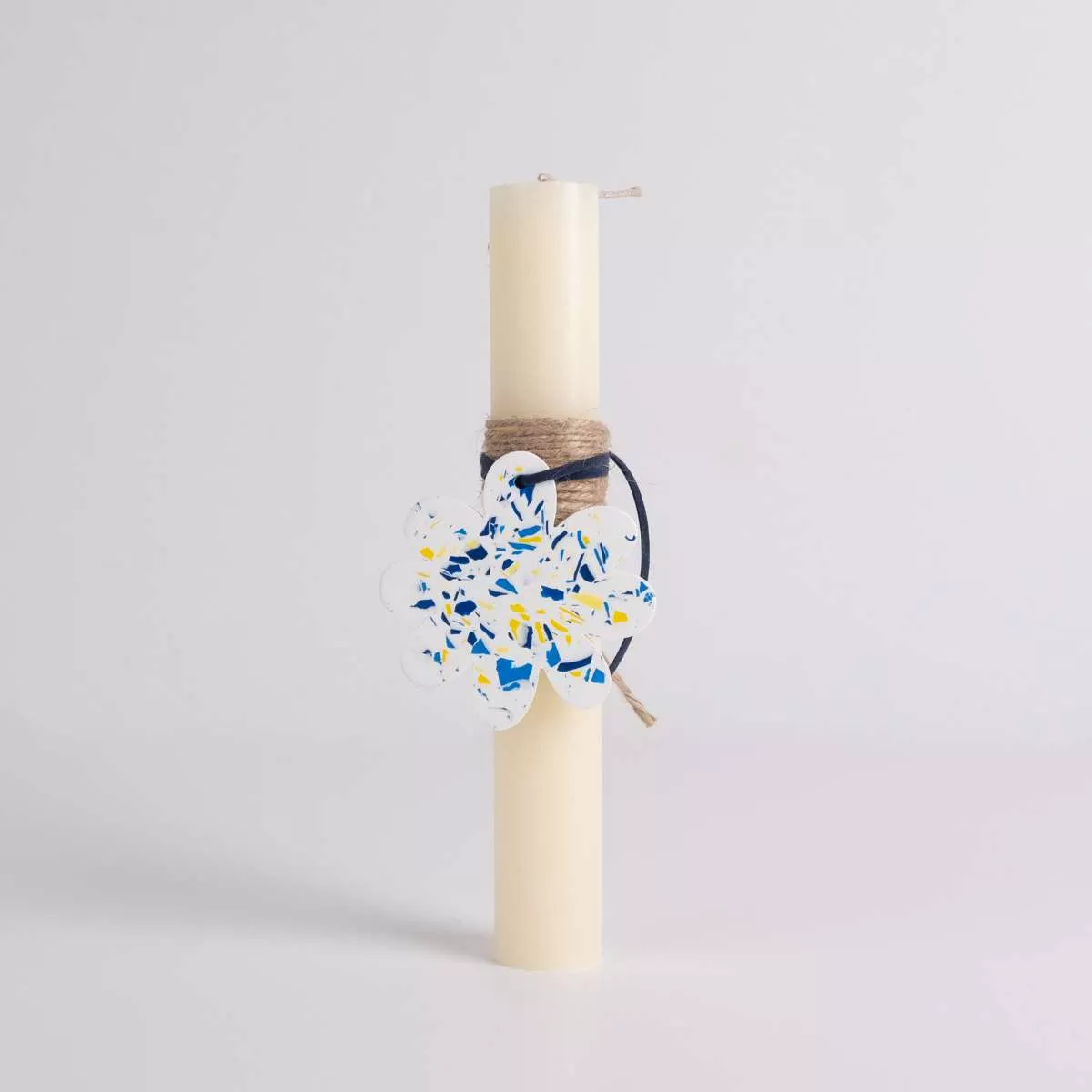 Easter Candle Terrazzo Flower Easter Candle Terrazzo Flower Handmade Creations lieon