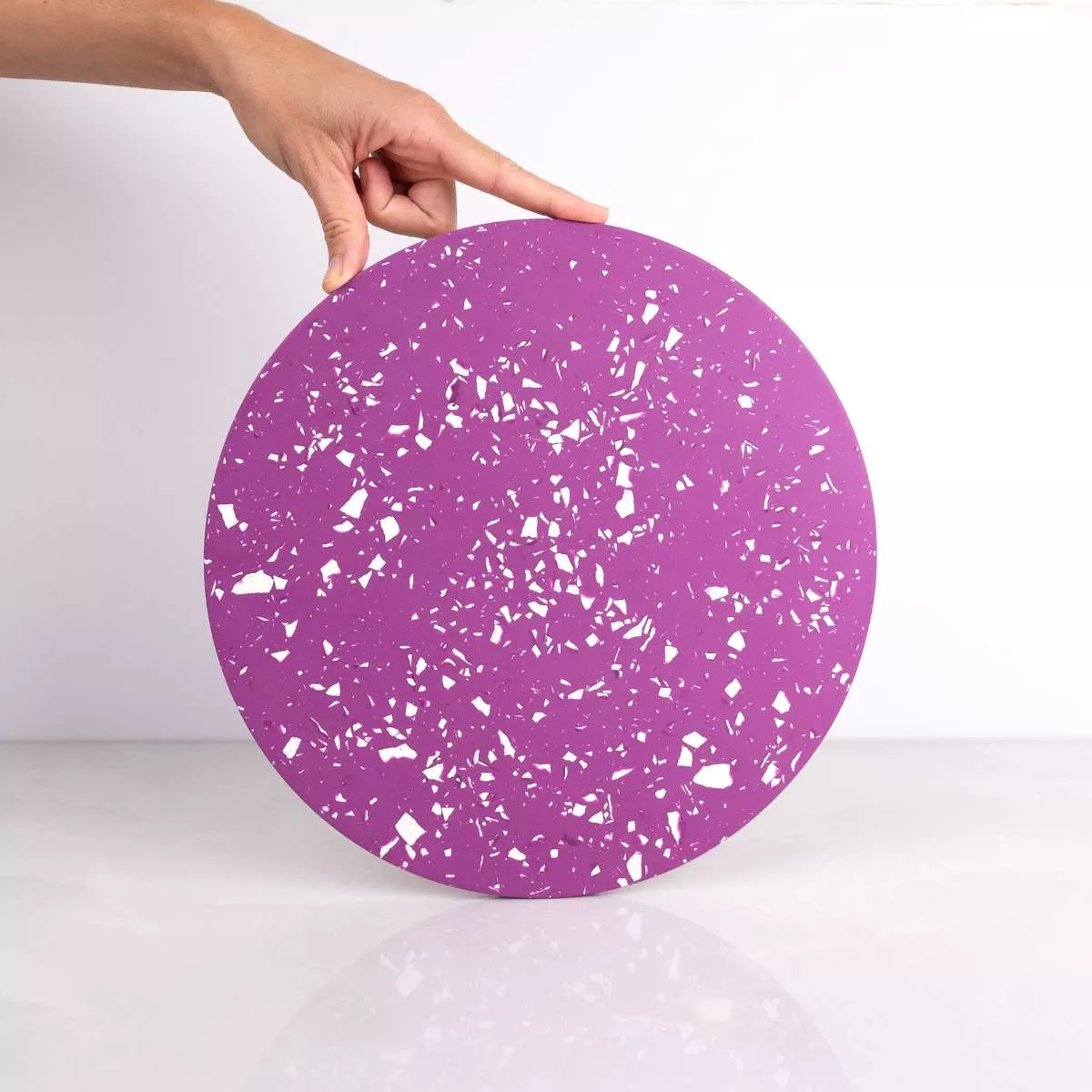 Terrazzo Round Tray Large Terrazzo Round Tray Large, Handmade Home Decorations by Lieon