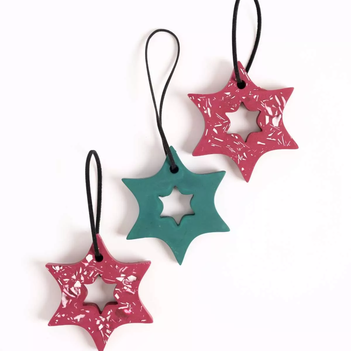 Terrazzo Αστέρια Χριστουγεννιάτικα Στολίδια Terrazzo Αστέρια Χριστουγεννιάτικα Στολίδια Χειροποίητη Κατασκευή λήιον